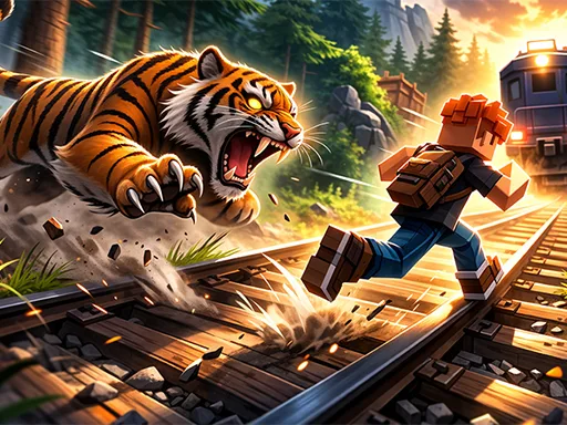 Image for Running From A Hungry Tiger